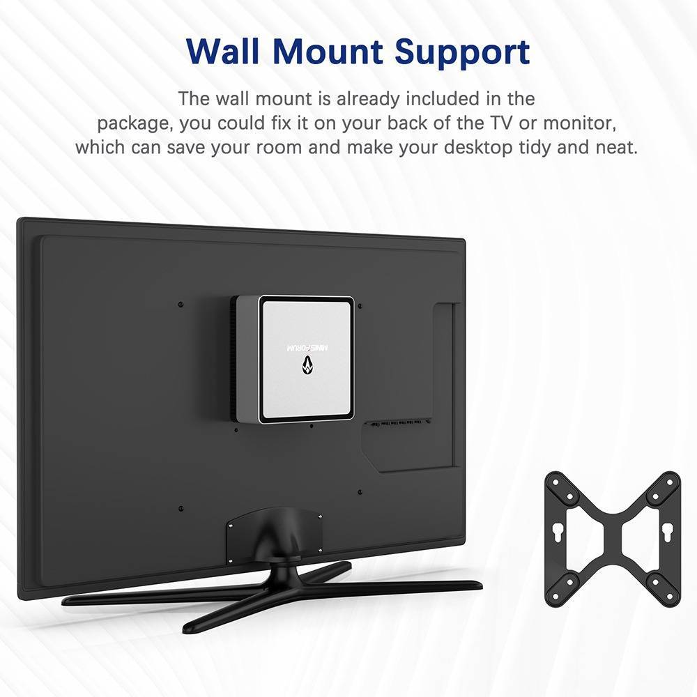 MinisForum UM250 - Showing Wall Mount