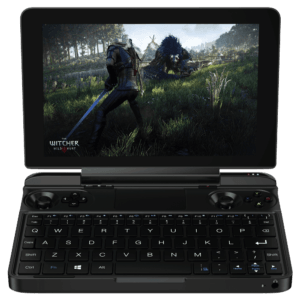 GPD WIN Max 2021 PC Gaming Handheld playing The Witcher 3