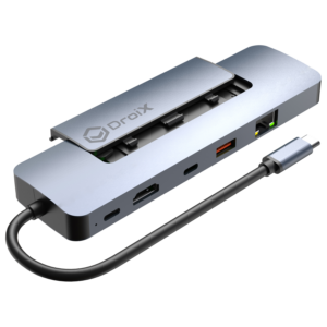 DroiX NH8 USB Hub with NVMe Render