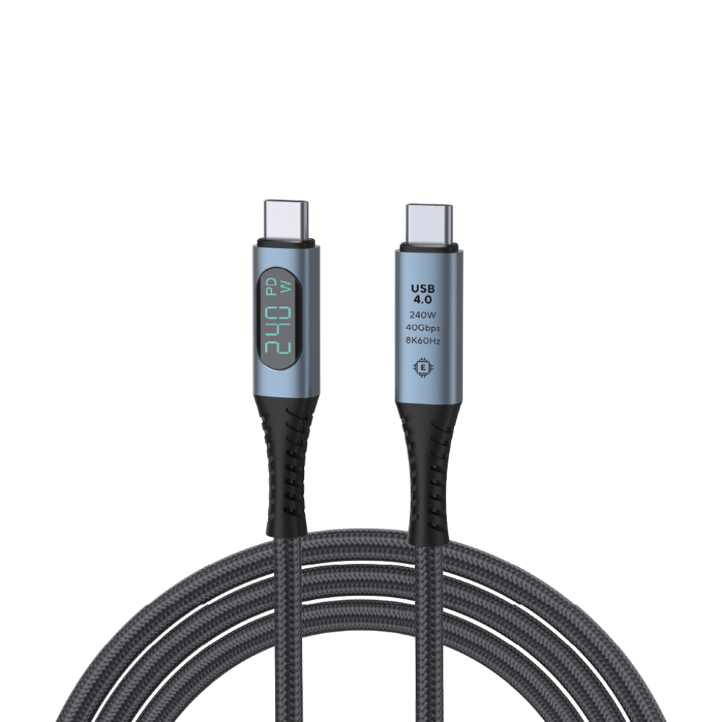 DroiX USB 4.0 Type-C Cable - Straight